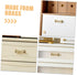 2sets ORFOFE Stylish Brass Bowknot Drawer Pulls Decorative Bow Dresser Knobs for Wardrobe Cabinet and Bedside Table