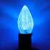 C7 LED Christmas Light Bulbs - 25 Pack Blue - 0.5W for Outdoor String Lights, Holiday Decoration