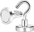 MIKEDE Magnetic Hooks, 40Lbs+ Heavy Duty Neodymium Hooks for Cruise Cabins, Storage, Pack of 4