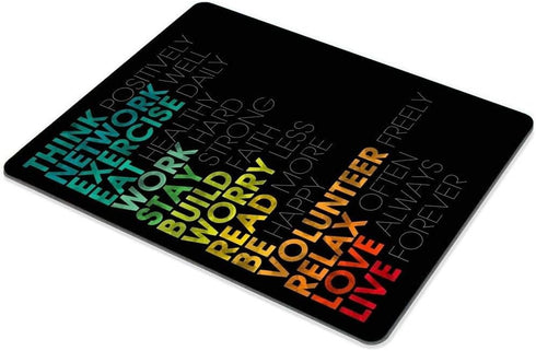 Smooffly Inspirational Quotes Customized Rectangle Mouse Pad, Gaming Mouse Pad