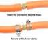 3pcs 3/8"(10mm) Hose Repair Kit, Brass Barb Fitting Watertight Straight Hose Connector with 6 Stainless Steel Clamps