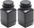 Othmro 2Pcs 8.5oz Plastic Lab Chemical Reagent Bottles 250ml Wide Mouth Round Storage Containers with Cap for Food