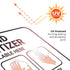12x18 Inches, 55 Hand Sanitizer Available Here with Apply Rub and Dry Hands Graphic Sign, mil Thick HDPS (high Density