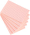 Vanpad Lined Sticky Notes 4X6 in Bright Pink Ruled Stickies, 6 Pads/Pack, 45 Sheets/pad