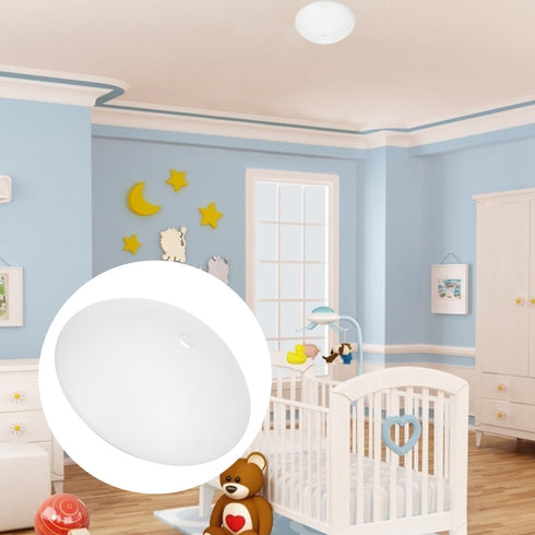 EPIGEIST 10.61 Inch Round Ceiling Light Shade Replacement with Sensor Plastic Dome Lampshade Cover Flush Mount Light