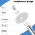 Inside Pipe Cutter for PVC Pipe, Professional Cutter with 6pcs Rotary Drill Saw Blades and 1/4" Hex Shank