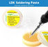 LDK Soldering Iron Kit, Electric Gun Welding Tools with ON/OFF Switch, 30g Solder & 5pcs Tips