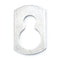 Monster Fastener 1/4" x 11/32" x 5/8" Aluminum Key Hole Washers for Hurricane Shutters
