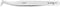Excelta 6-SA-PI Tweezers, Flat Sharp Point, Angulated, Two Star, Anti-Mag. SS, 4.5" Length