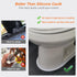 White Caulk Tape Waterproof Self Adhesive, Toilet Caulk Tape, Peel and Stick Caulking Tape for Floor Tile Corner Trim,
