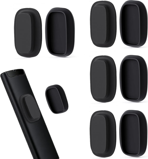 Ninsula 4 Pack Magnetic Remote Control Holder Wall Mount, No Drill Self-Adhesive Organizer