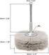 uxcell Nylon Wheel Brush with 1000 Grits Abrasive Grinding Head, 6mm Threaded Shank