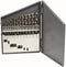 Viking Drill and Tool 68320 Type 240-D Cobalt Jobber Drill Bit Set, 135 Degree Split Point, Gold Finish (13 Piece)
