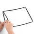 30Pcs 8.5 11 Inch 2 Menu Covers, x Single Page View Transparent Restaurant Menu Holders Double Stitched Recipe Covers