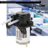 Peristaltic Pump, Dosing Pump DC 6V DIY Miniature Silent Liquid Pump, Self-Priming Pump (No plug-6V Right angle black)