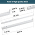 16.3-29.3 Inch(2 ZhouDaShu Adjustable Window Security Bars (Steel), Window Locks Bars Inside for Prevent Burglary