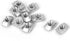 2020 Series 50-Pack M3 T-Nuts, Carbon Steel Nickel-Plated Half Round Roll in Sliding T Slot Nut