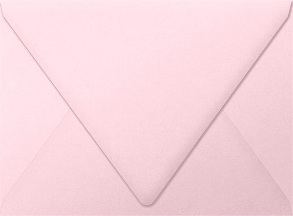 LUXPaper A7 Contour Flap Invitation Envelopes - 50 Qty - Candy Pink 5 1/4" x 7 1/4" 80lb Text