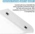 12 Pcs Corner Bracket Metal Corner Brace, Cabinet Countertop Brackets for Wood Chair, Box, Desk (White)
