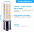Ba15s 1156 1141 S8 12V-24V Led Bulbs, 5Watt Low Voltage Bayonet Single Contact, 500Lm Warm White 3000K, for RV, Outdoor Landscape Lighting and Camper, Boat Lights. (Pack of 2) by PYRJIN