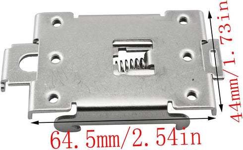 35mm Rail Mounting Bracket, Metal DIN Rail Mount Adapter for Solid State Relay