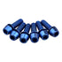 Titanium Ti Allen Hex M5x16 18mm Tapered Head Bolt with Washer Screw for Bicycle Stem Parts, Pack of 6