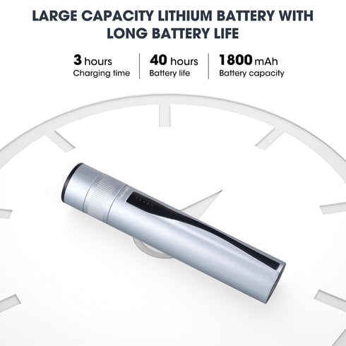 Fiber Tester 5Km Visual Fault Locator with Li-ion Battery and USB Type-C Charge, Includes FC to LC Adapter