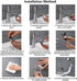 Bath(01) Shower Head Sink-Faucet Bathtub-Bathroom-Garden - Hose Sprayer Attachment for Hair Washing & Pet Dog Rinse