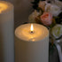 4" 14" 420 Pack 1) x Flameless LED Waterproof Remote Pillar Candle, Timer Battery Operated Flickering Large Plastic