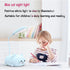 Cute Cat LED Desk Lamp for Kids, USB Rechargeable Reading Light, Portable Flexible Gooseneck Cartoon Desk Lamp (Green)