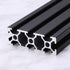 uxcell T Slot 2060 Aluminum Extrusion Profile 150mm x 60mm Anodized Black Linear Rail for 3D Printer, CNC, DIY