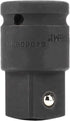 Genius Tools 3/4" Drive Impact Adapter with Steel Ball, 3/4"F 1"M, Cr-Mo Steel
