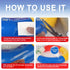 Maveek 2 Rolls Clear Caulk Tape, Heavy Duty PVC Sealant Strip 4 Inches x 5 Feet for Bath Tub, Shower, Kitchen Repair