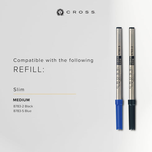 Cross Click Refillable Ballpoint Pen, Medium Point, Black Ink, Presented in Everyday Gift Box