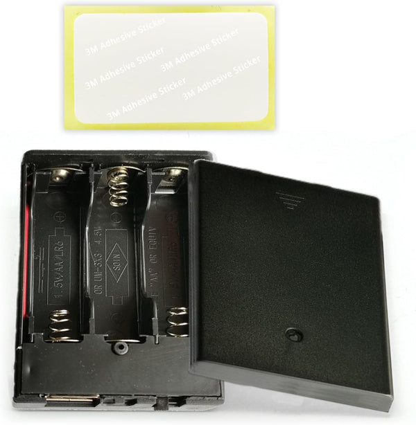 Battery Pack for LED Neon Signs,3 AA Battery Holder with USB Port,