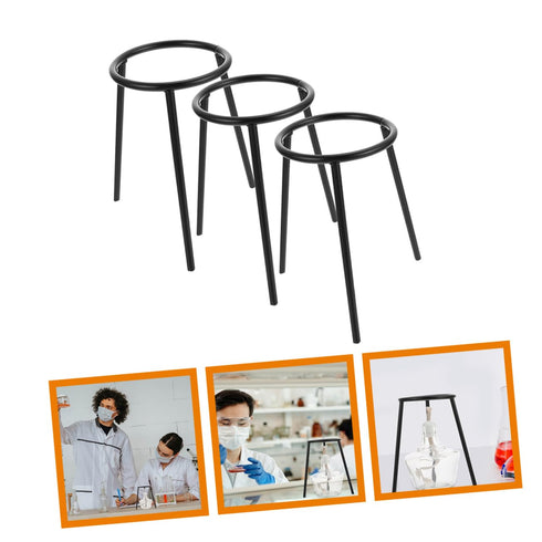 Ciieeo 3Pcs Experiment Tripod Stand for School Lab, Tripod Holder for Alcohol Burner