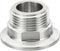 PATIKIL 1.5 Inch TC Tri Clamps Adaptor, Tri-Clover Fittings to NPT 1"