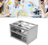 Test Tube Rack for 32mm Tubes, 304 Stainless Steel Holder with 6 Hole, 3 Layer Lab Test Tube Rack and Vial Holder