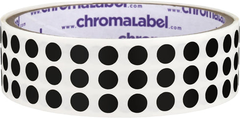 ChromaLabel 1/4 Inch Circle Sticker Labels, 1000 Colored Dots per Roll, Easy to Write On, Permanent Color Coding