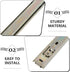 27mm 450mm Heavy Duty Drawer Slides Width Full Extension Ball Bearing Rack Slide for Keyboard Tray Bedside Cabinet Tool