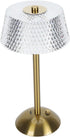 Dimmable 3 Zerodis Crystal Table Lamp Cordless LED Desk Lamp with Touch Control, Color Changing, Rechargeable Battery