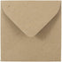 JAM PAPER 3 1/8 x 3 1/8 Square Recycled Invitation Envelopes - Brown Kraft Paper Bag, 50/Pack