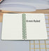 Yansanido Spiral Notebook, 8 Pcs A6 Size, 4 Color Thick Plastic Hardcover, 80 Sheets Journal for School and Office