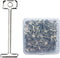 300pcs Replacement Steel Needles for Flooring Wall Tile Leveling System, 1/16" 1.5mm Reusable Spare Steel Pin Tiling