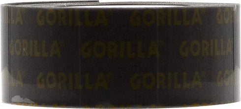 Gorilla Heavy Duty Double Sided Mounting Tape; Weatherproof; Black; 1" x 60" (Pack of 1)