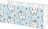 Ainavmxzs Cute Cartoon Tooth Crown Acrylic Makeup Brush Holder With 4 Compartments Hair