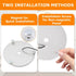 Frandilo 4inch 6000K, 18W Dimmable 120V 1800LM 1) Ceiling Fan LED Light Replacement LED Retrofit Kit Ceiling Fan Light