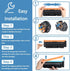 MxVol 071H Toner Cartridge High Capacity Replacement for Canon CRG 071H 071 Black (1-Pack, 2500 Pages) for ImageCLASS