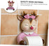 Homoyoyo Cartoon Toilet Paper Holder Roll Paper Rack Cute Deer Design Wall Mounted Tissue Storage Bathroom Accessory