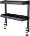 Kathring Clamp on Desk Shelf, 2 Tier Desk Extender Side Table with Adjustable